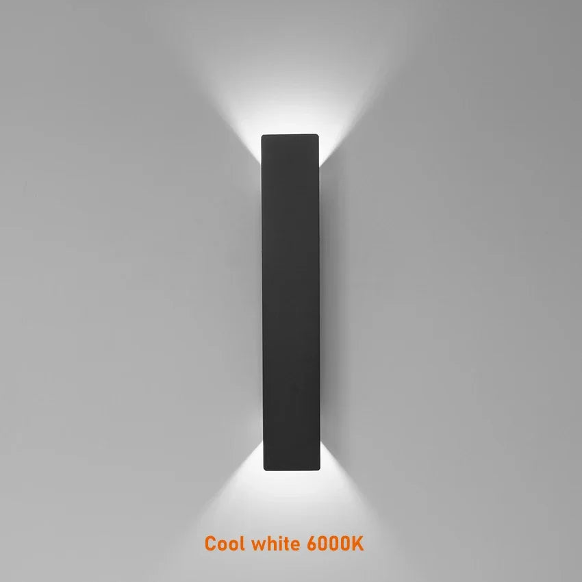 Modern Up & Down Outdoor Wall Lamp