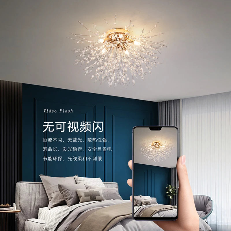 Dandelion Crystal Sputnik Chandelier