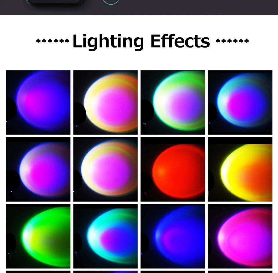 Sunset Bluetooth Rainbow Projector