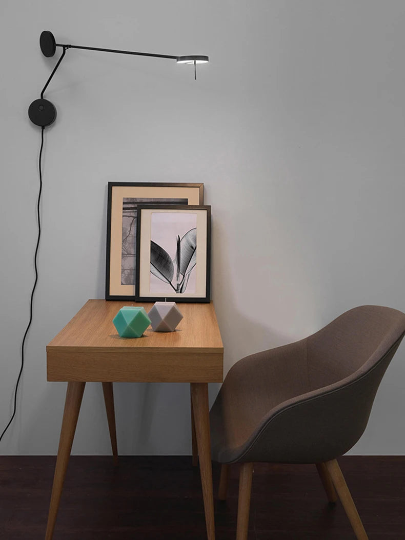 Long Arm Swing Wall Lamp