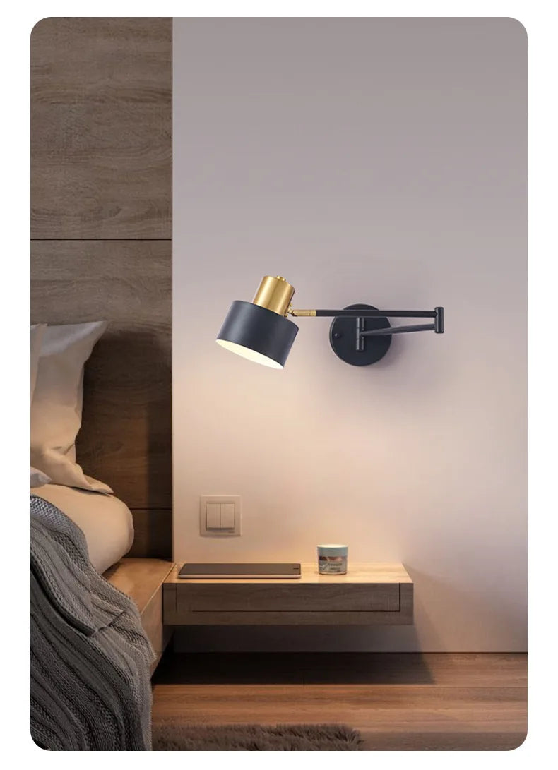 Long Arm Adjustable Wall Sconce