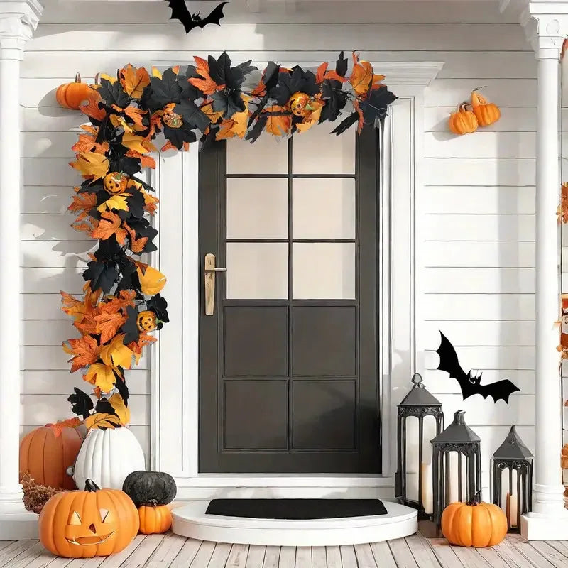 Pumpkin and Maple Leaf Garland