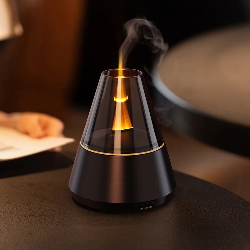 New Air Humidifier Home Colorful Lamp Usb Charge Essential Oil Spray