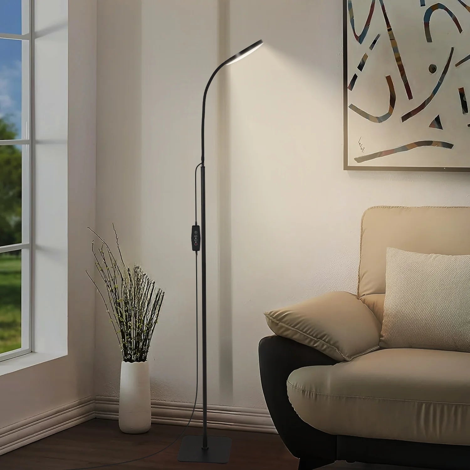 360 Degree Swivel 3-Mode Floor Lamp