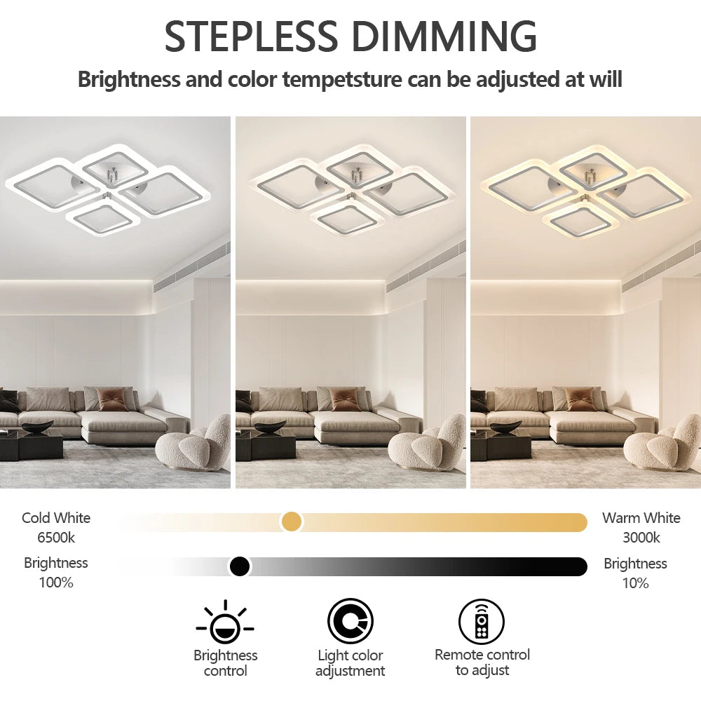 Nordic Multi Head LED Ceiling Light