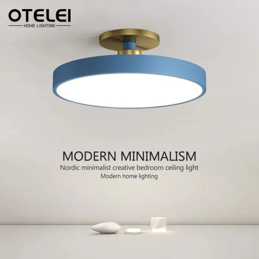 Circular Macaron Dimmable Ceiling Light
