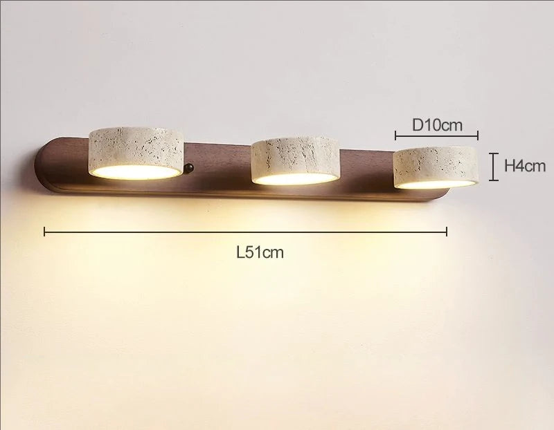Travertine Stone Vanity Light