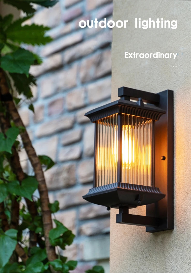 Metal Outdoor Wall Lantern