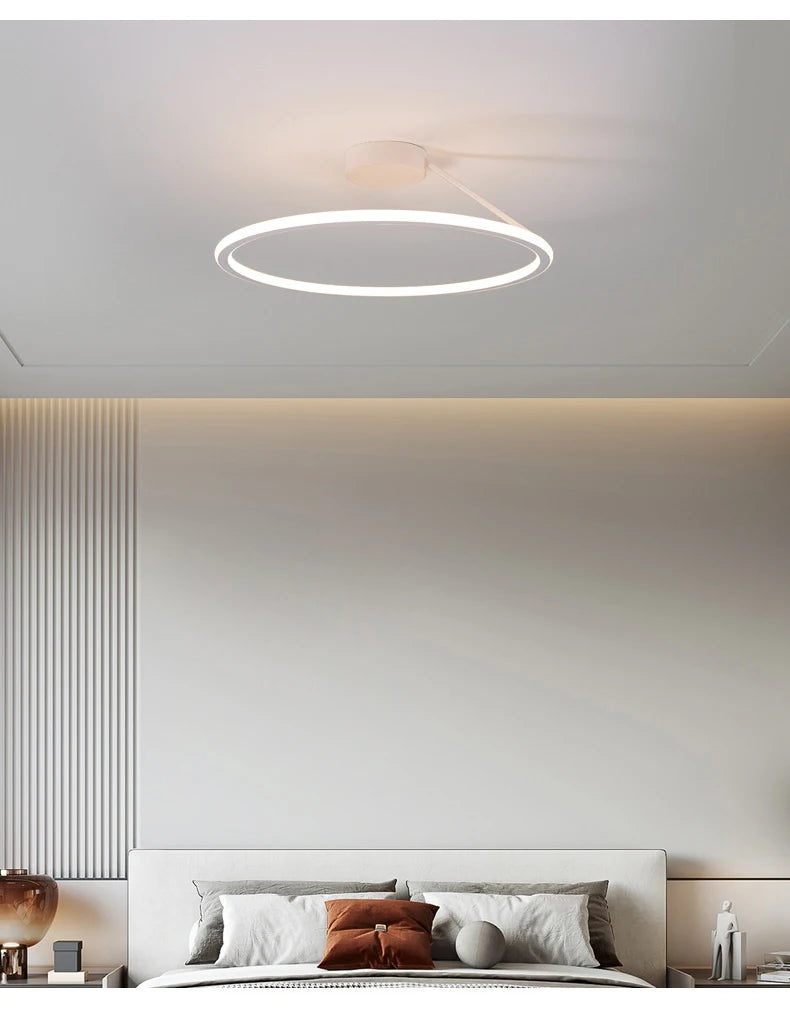 Simple Round Ring Ceiling Chandelier