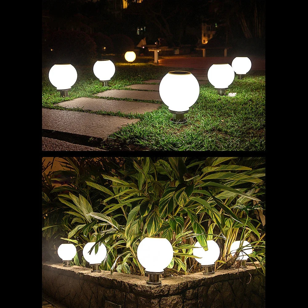 Solar Landscape Lighting Outdoor Fixtures Courtyard Garden Lawn Street