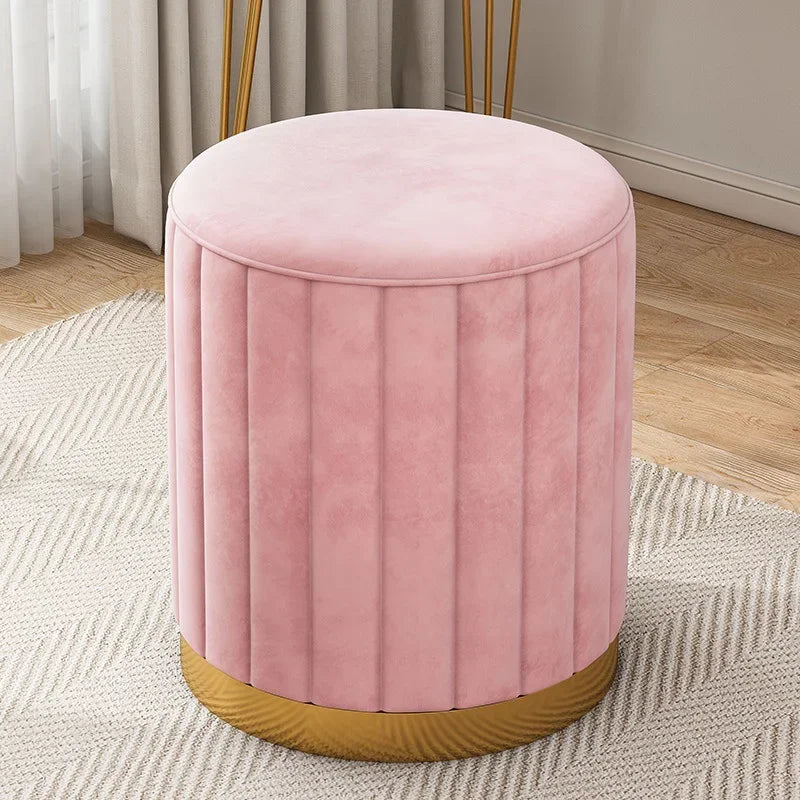 Round Storage Stool with Lift Top