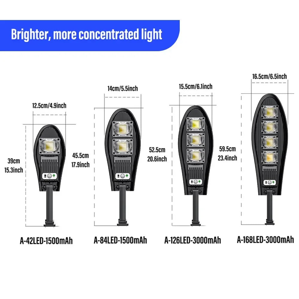 Solar Street Light with Remote Control
