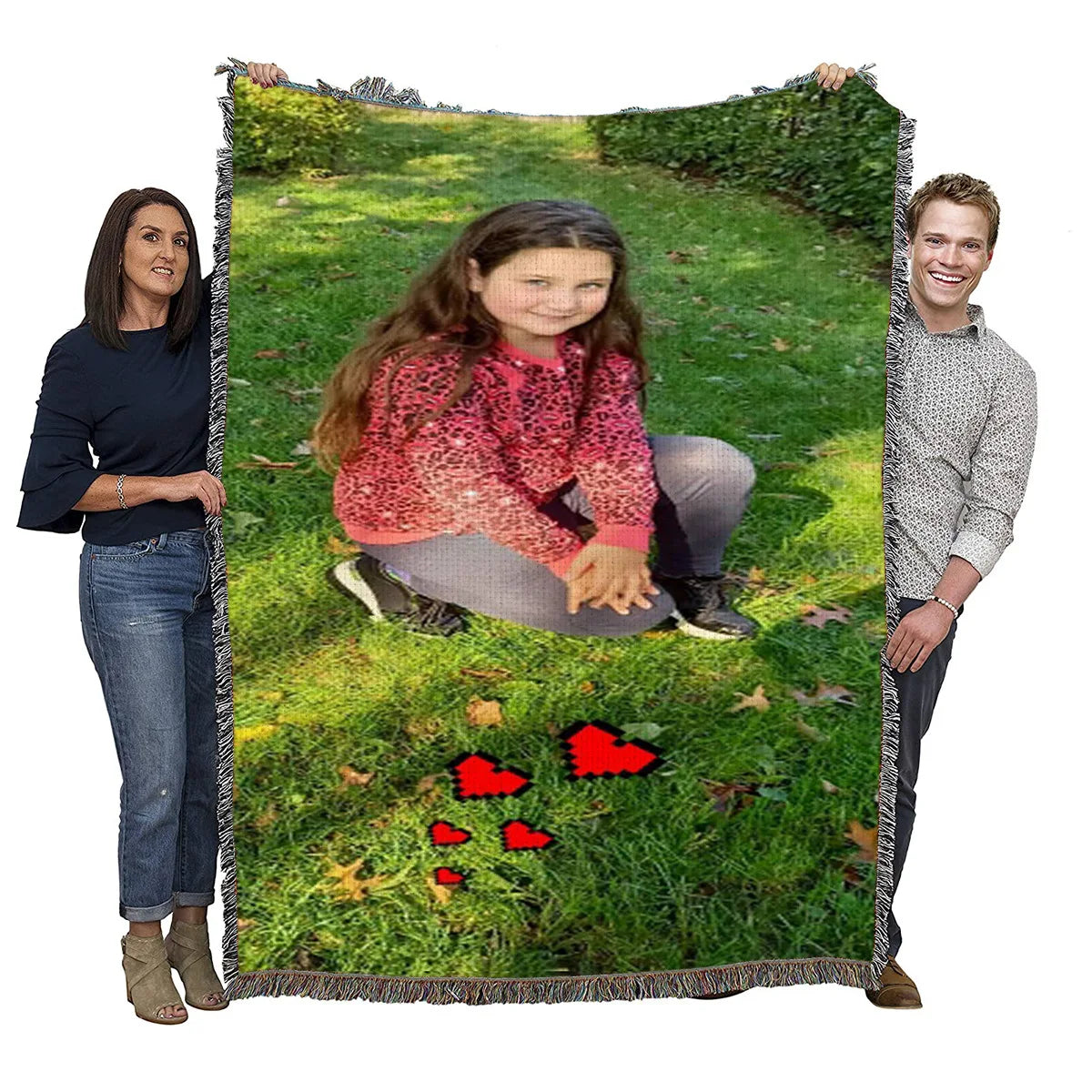 Custom Photo Woven Blanket