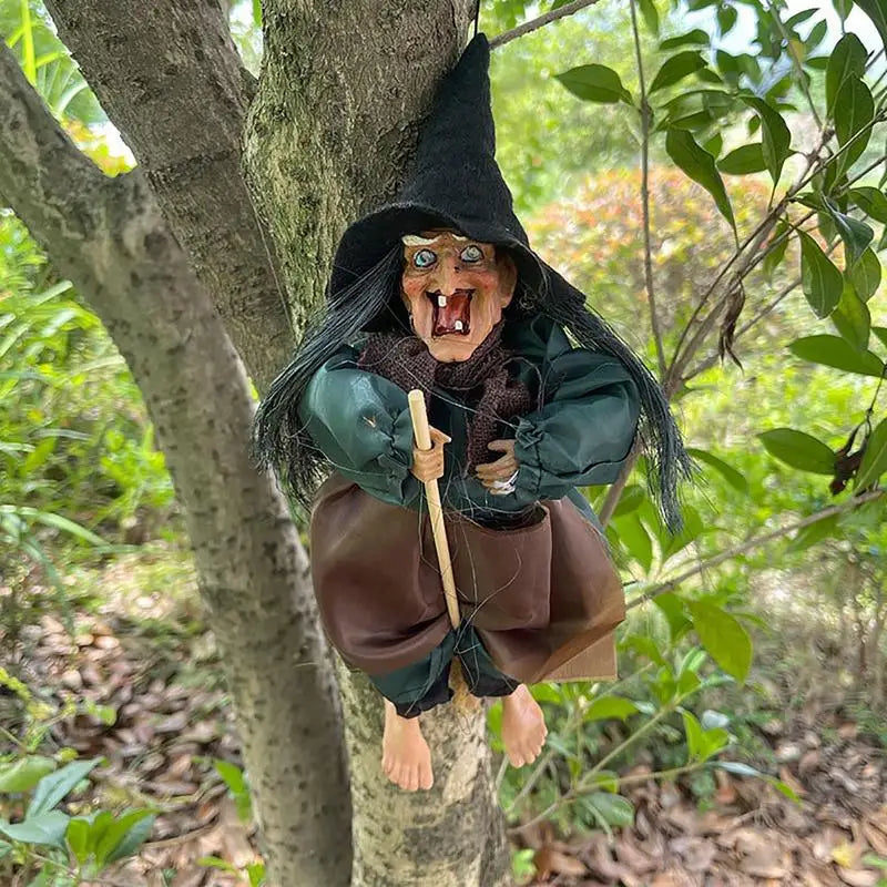 Animated Talking Witch with LED Eyes