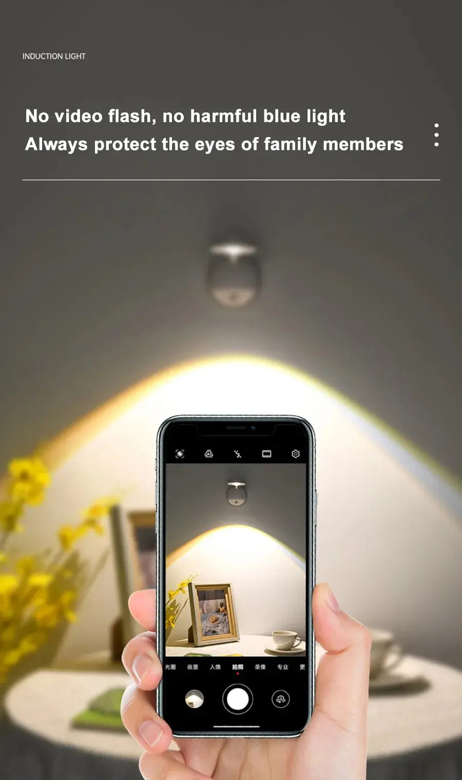 Motion Sensor Rechargeable Wall Light