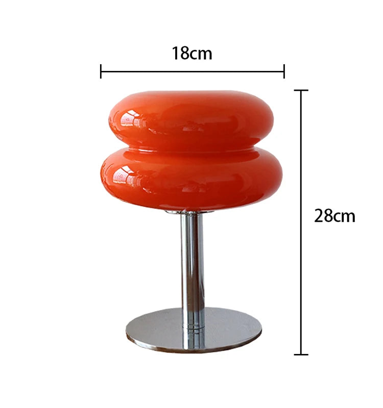 Macaron Trichromatic Glass Lamp