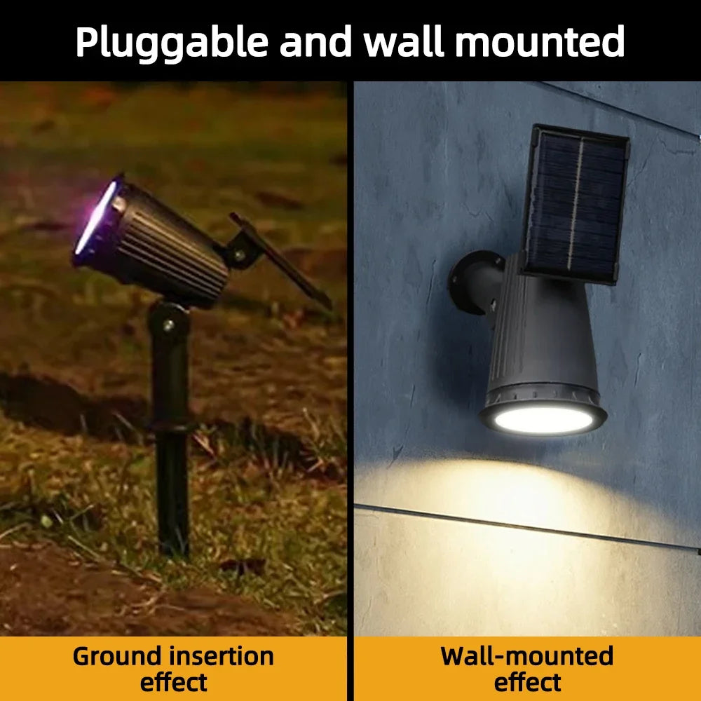 Adjustable Solar Landscape Spotlight