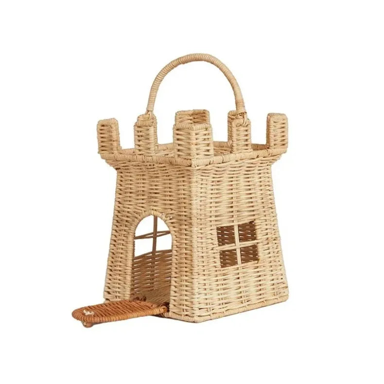 Woven Rattan Picnic Basket