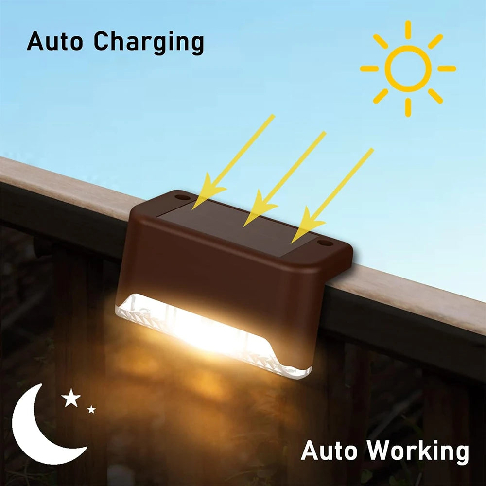Solar Stair Step Path Light