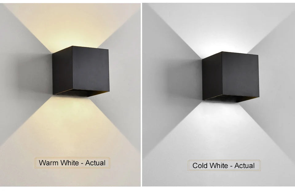 7W LED Wall Lamp, Waterproof, Indoor and Outdoor