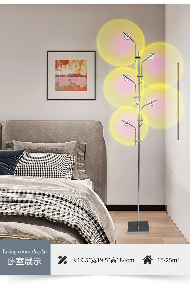 Nordic Rainbow Projection Floor Lamp