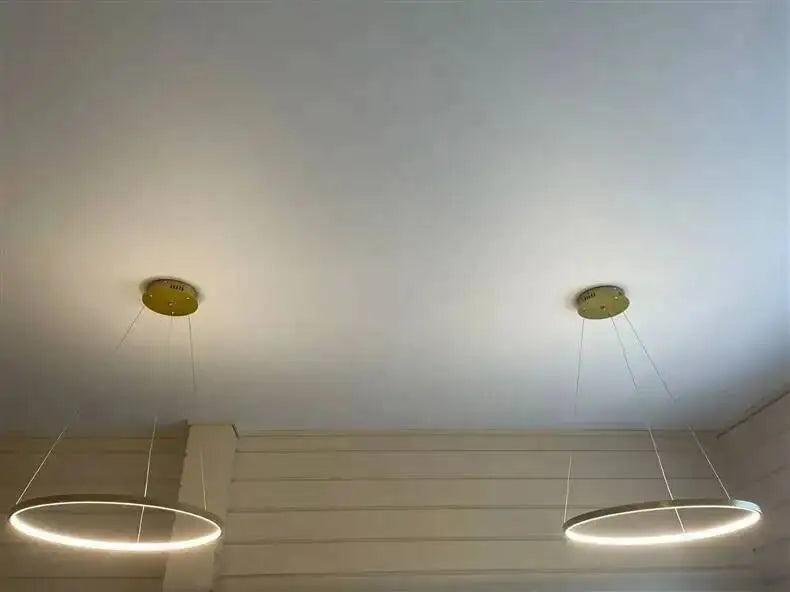 Nordic Aluminium Ring Chandelier