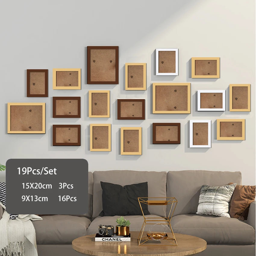Wooden Photo Frame Set