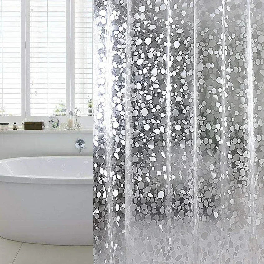 Bathroom Shower Curtain Transparent Lining Waterproof Bathtub Bathing