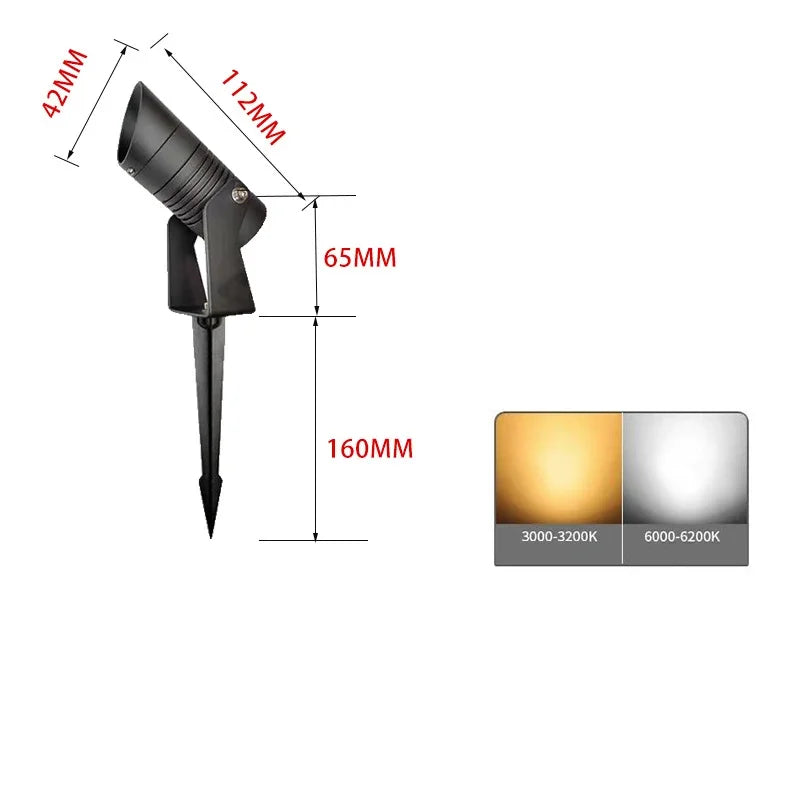 Outdoor Garden Spike Spotlight