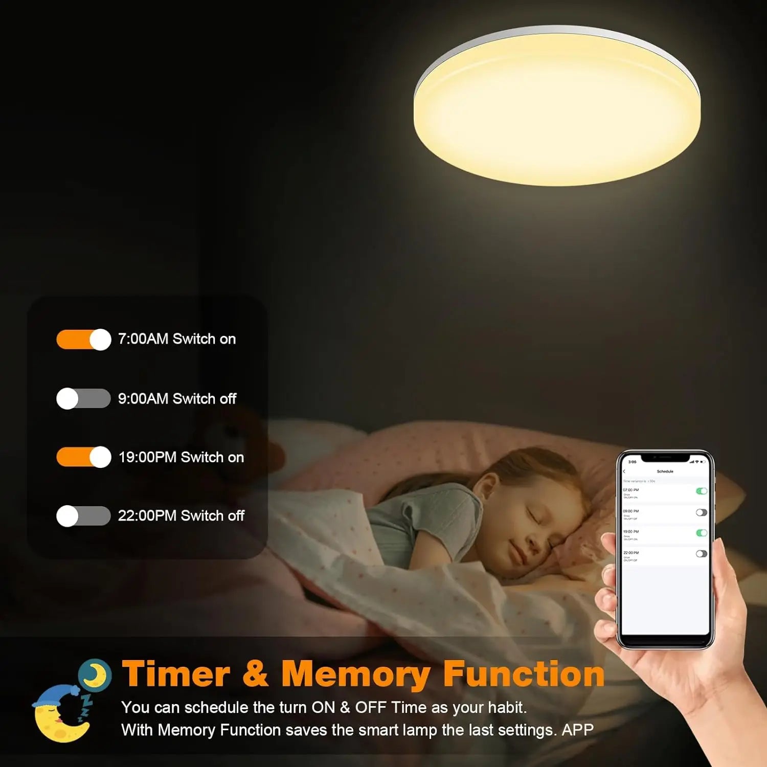 Smart Zigbee RGBCW Ceiling Light