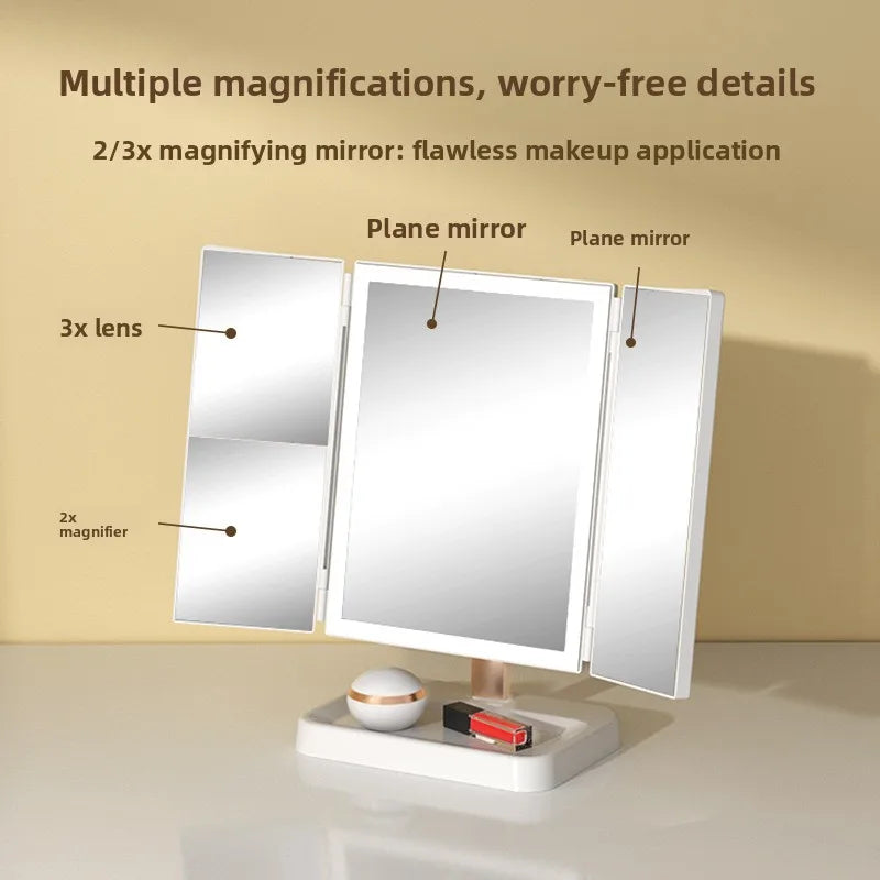 Round LED Makeup Vanity Mirror