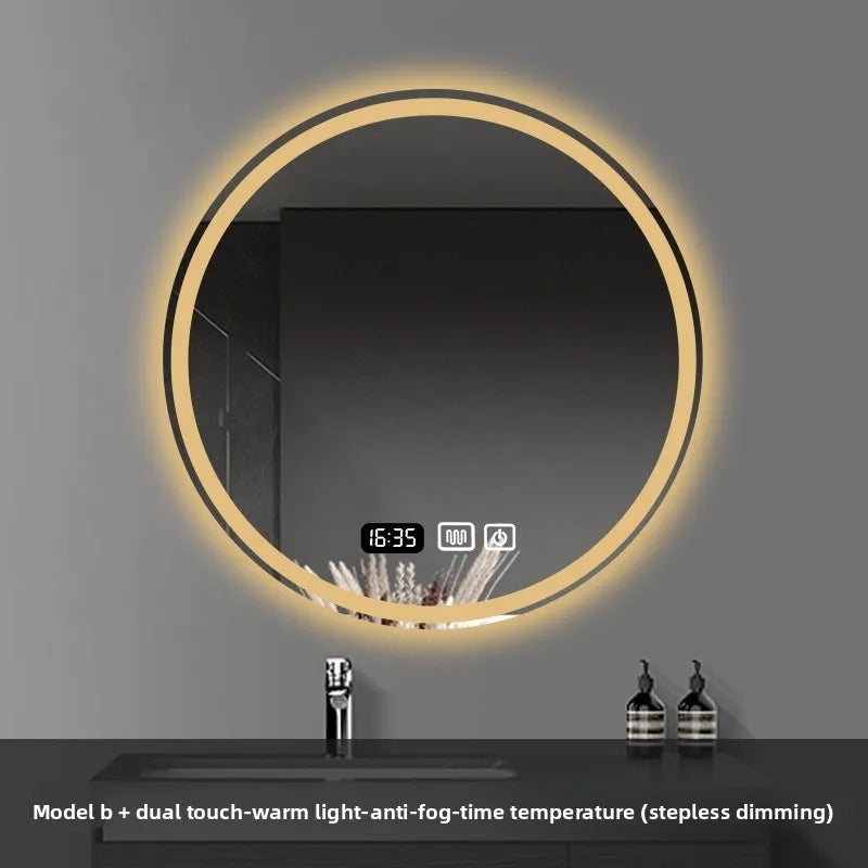 Smart Anti-Fog Round Vanity Mirror