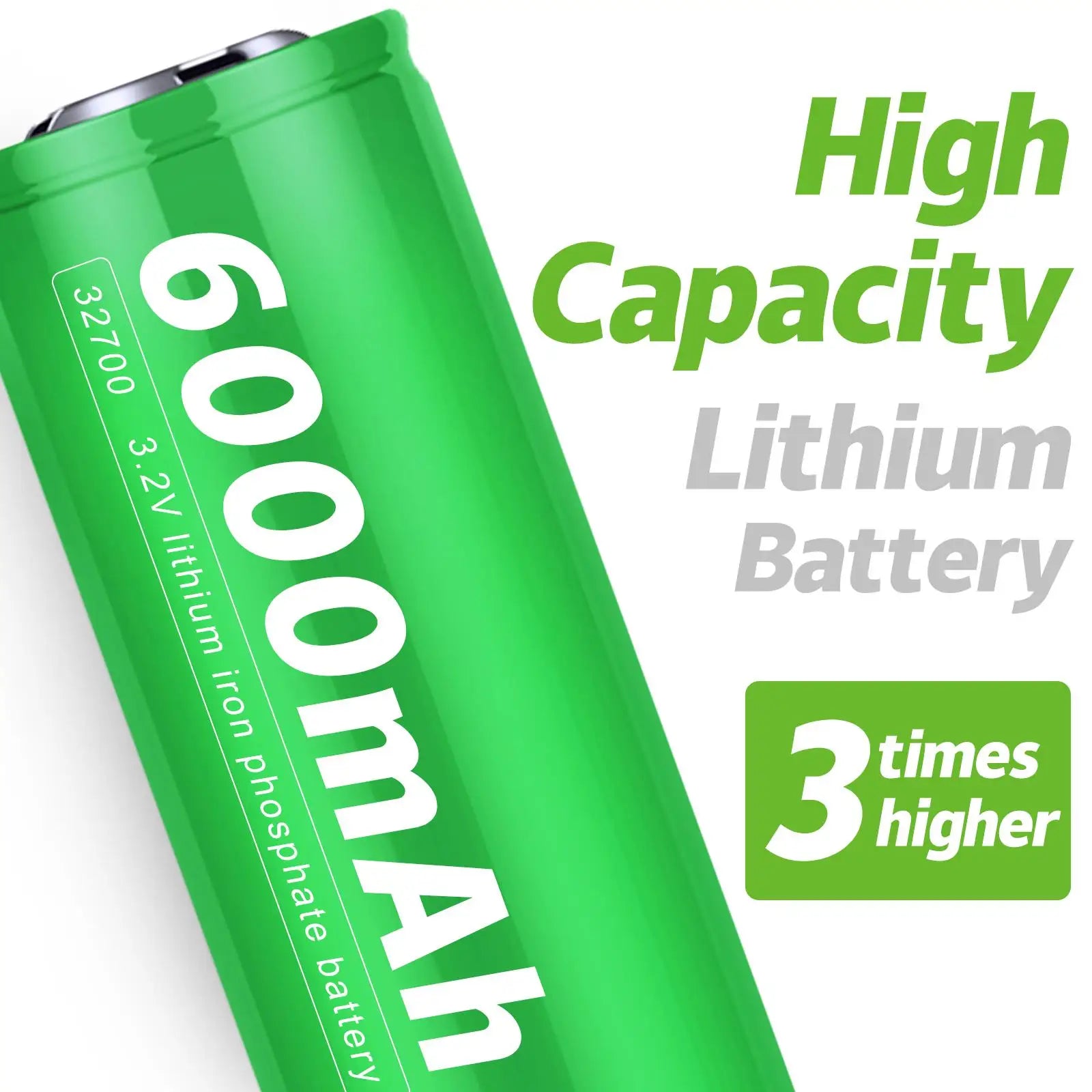 intelamp 6000mah Light All Night Outdoor Solar Lights With 3 Modes Two