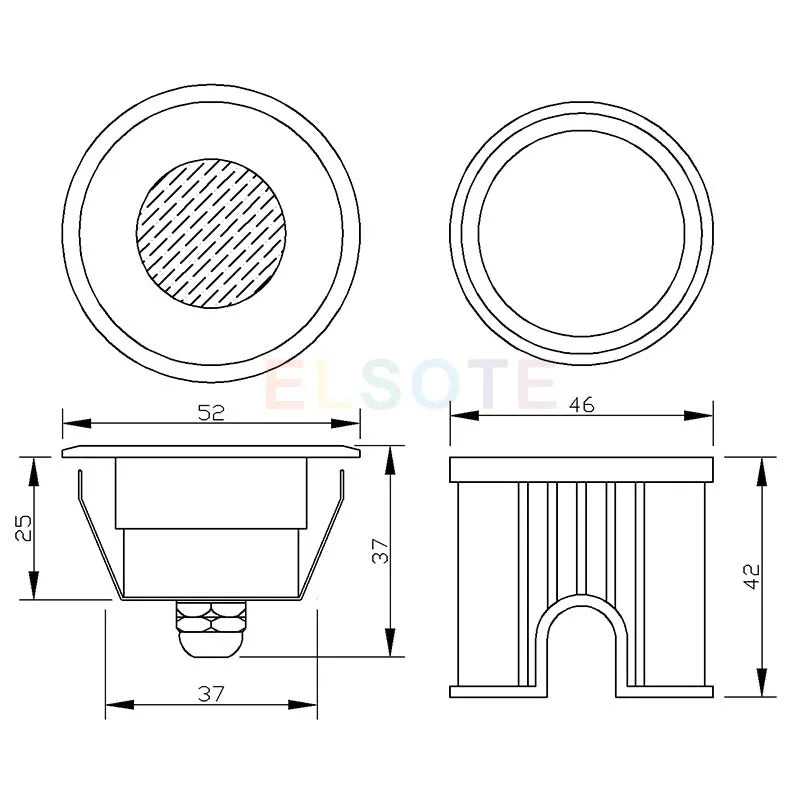 Outdoor Waterproof Led Lamp Garden Deck Terrace