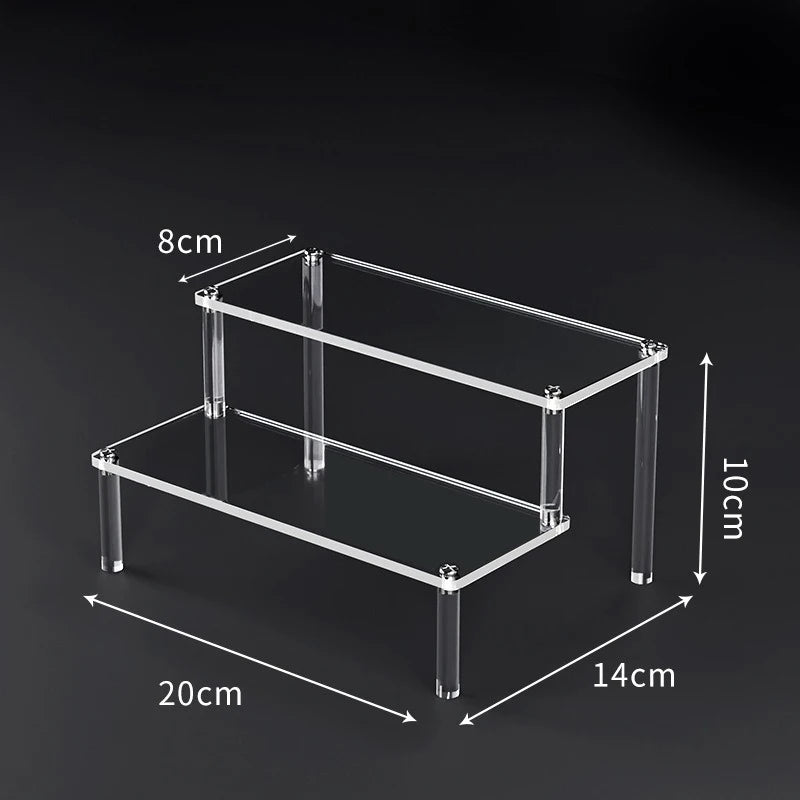 Tiered Acrylic Display Riser Shelf
