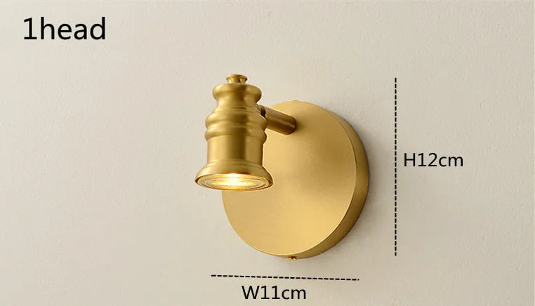 Vintage Bronze Vanity Mirror Light