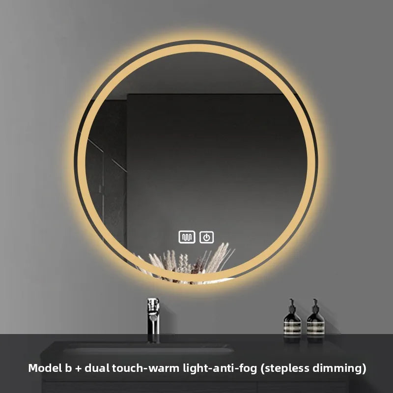 Smart Anti-Fog Round Vanity Mirror