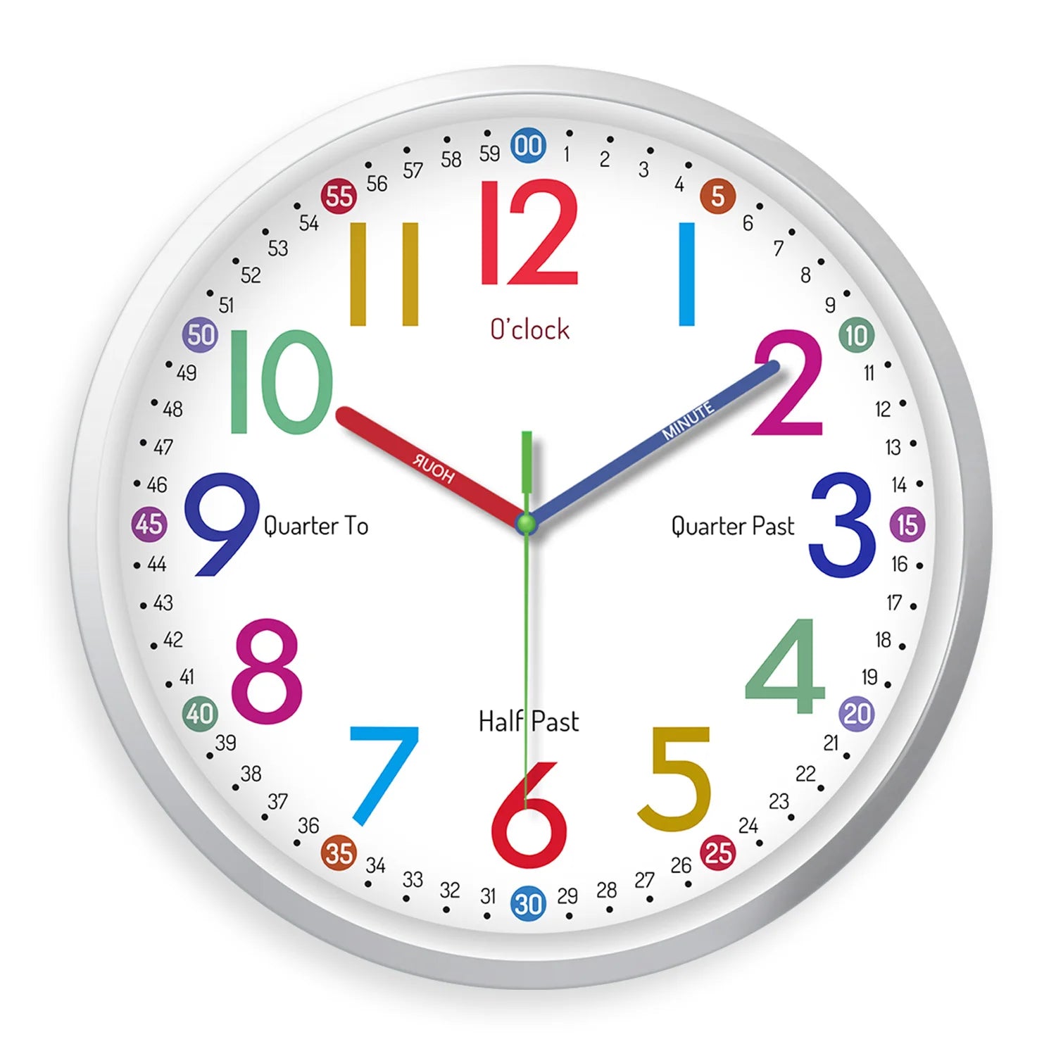 Minimalist Glass Wall Clock