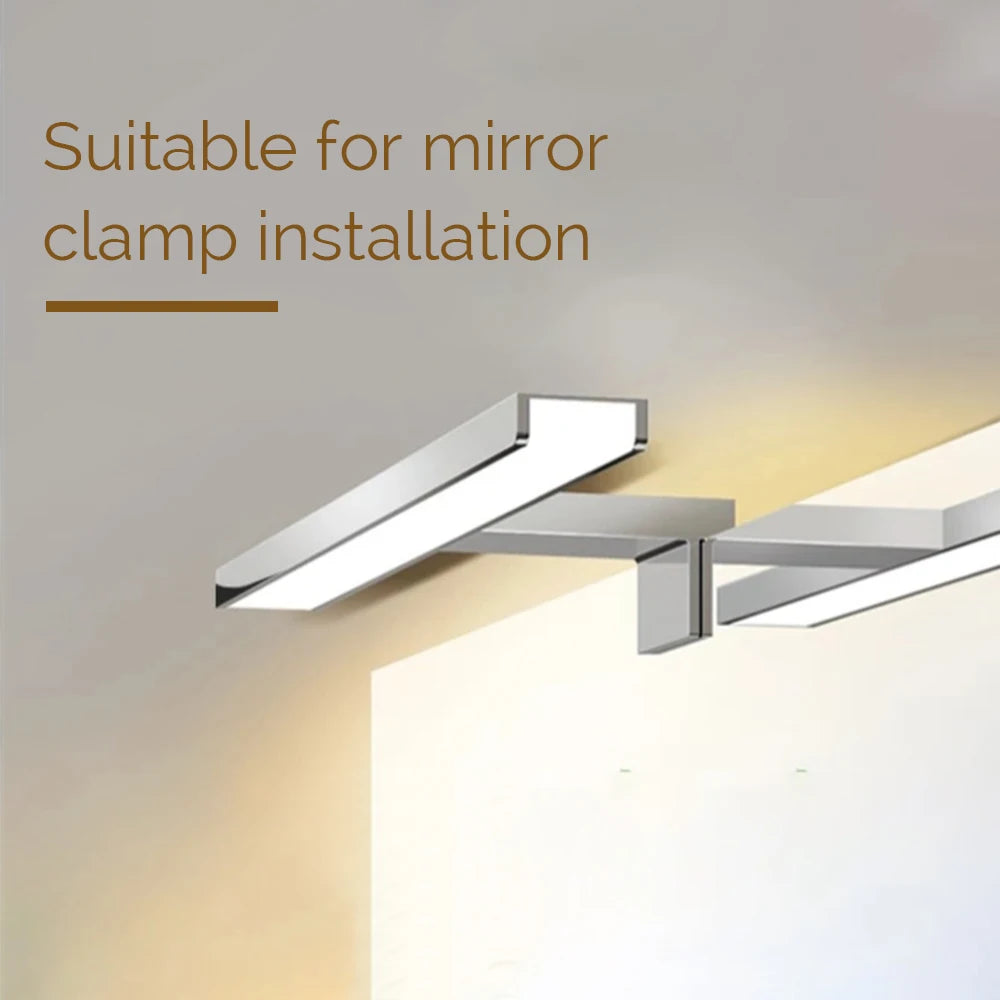 6/8W LED Mirror Light Bathroom Cabinet Lights 6000K Make-up Mirror