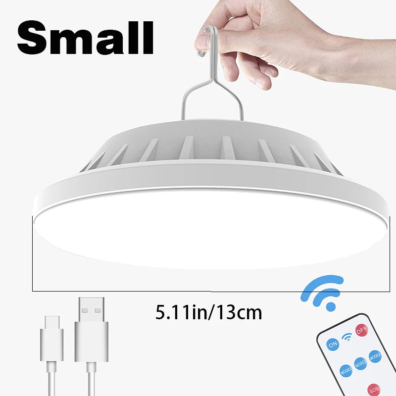 Outdoor Lighting LED Leaf Camping Lamp Hung Emergency Solar USB