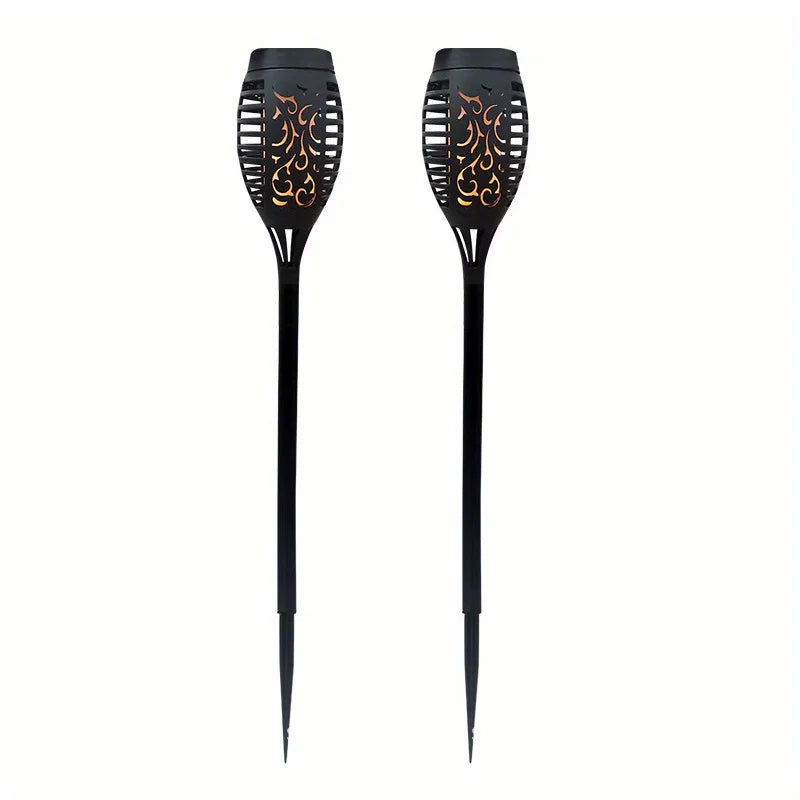 Solar Flame Torch Path Lights