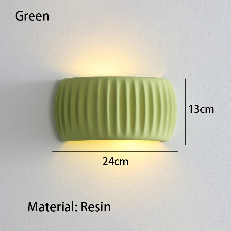 French Resin Bedside Wall Lamp