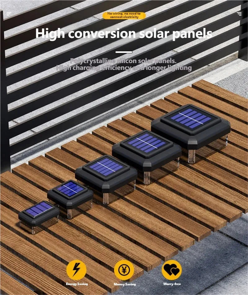 Waterproof Solar Post Cap Light