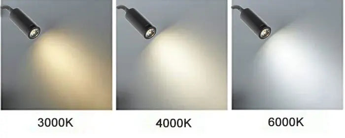 Bronze 3W LED Reading Light Black White Silver Gooseneck Wall Lamp