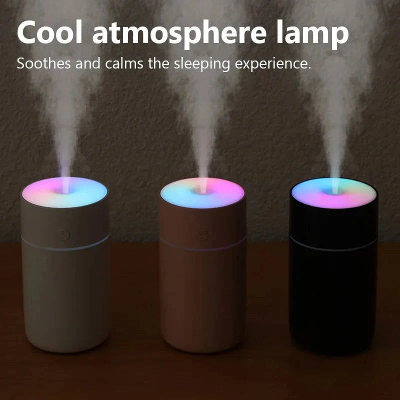 Colorful Portable Mini Air Humidifier USB Rechargeable Wireless