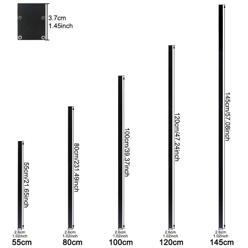 Aluminium Strip Outdoor Wall Lamp