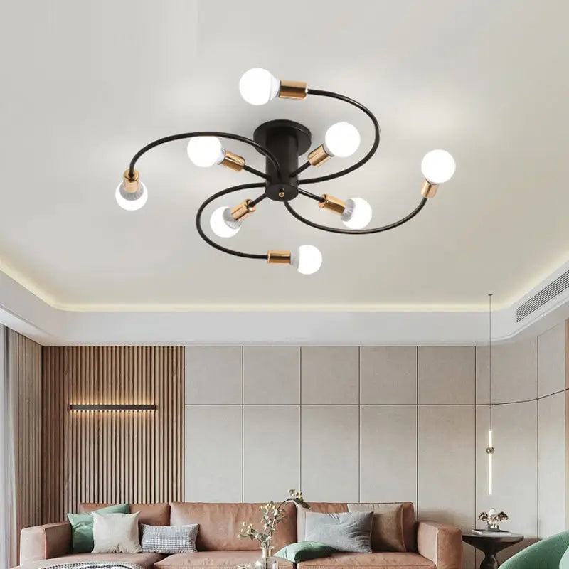 Modern Iron Ceiling Chandelier