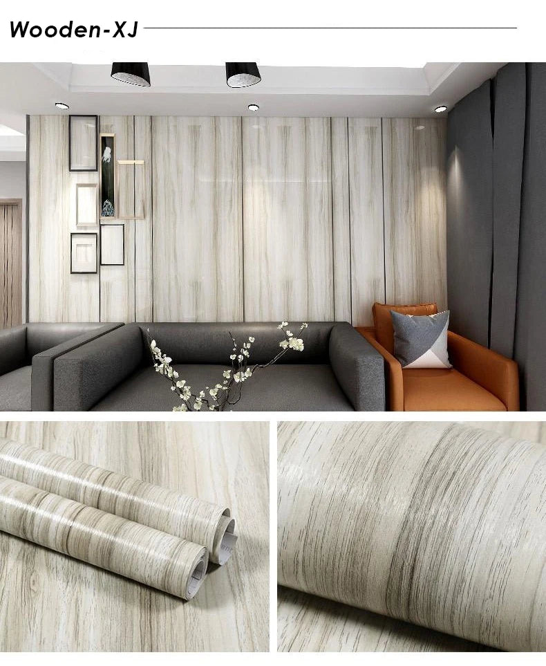 Wood Grain Self Adhesive Wallpaper