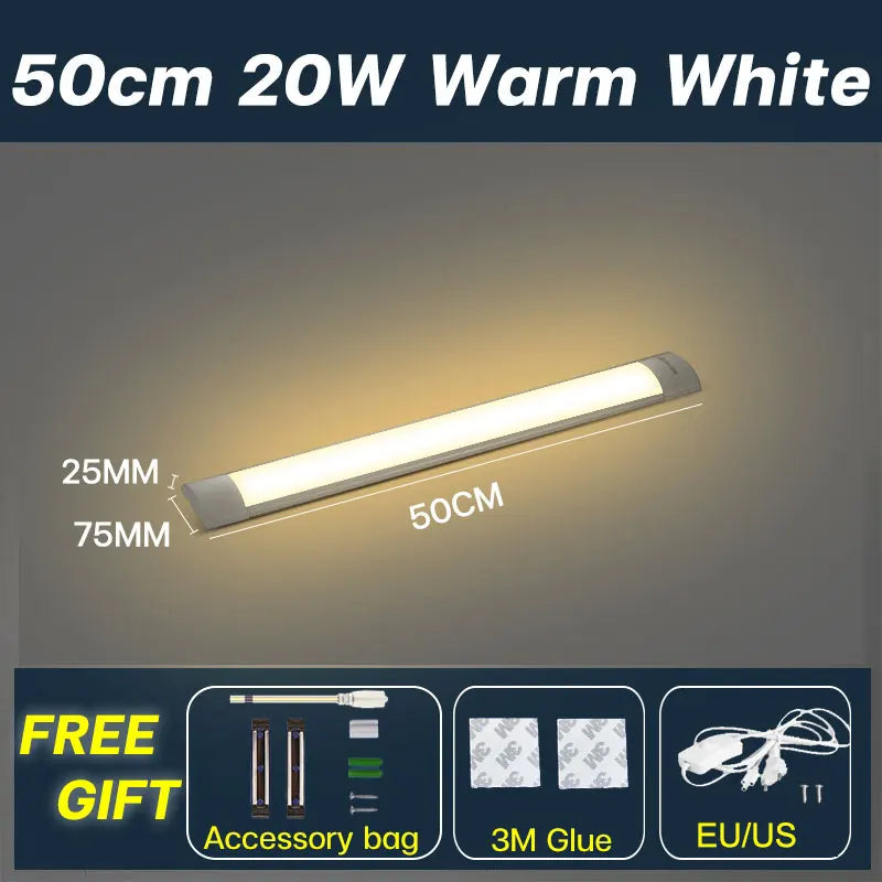 LED Tube Mirror Vanity Light