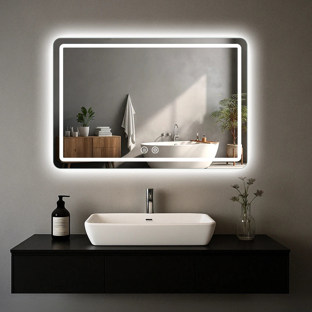 Dimmable Rectangle Vanity Mirror